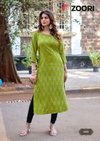 Akshara Vol 33 By Zoori Heavy Rayon Embroidary Work Wholesale Kurti In Surat